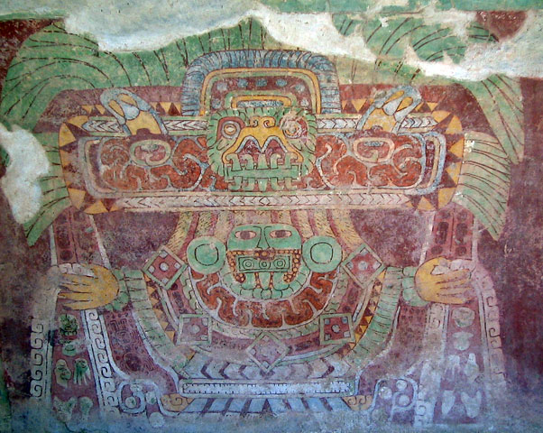 Tetitla_Teotihuacan_Great_Goddess_mural_(Abracapocus)